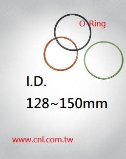 O-Ring Size  I.D. 128mm ~ 150mm