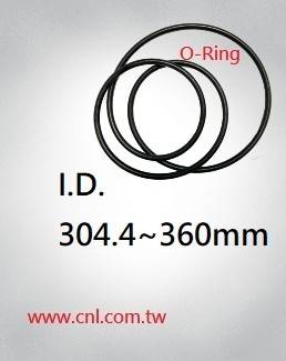 O-Ring Size  I.D. 304.4mm ~ 360mm