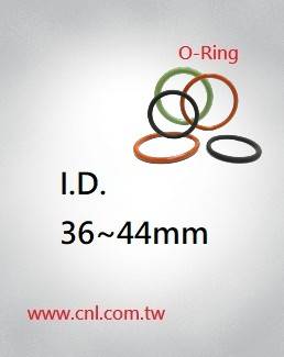 O-Ring Size  I.D. 36mm ~ 44mm
