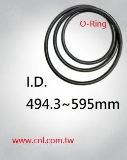 O-Ring Size  I.D. 494.3 ~ 595mm 