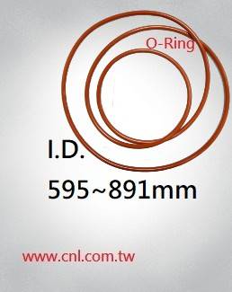 O-Ring Size  I.D. 595 ~891mm