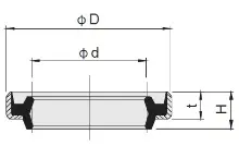 Wiper / Rod Dust Seal DKB Size
