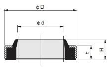 Wiper / Rod Dust Seal DKI Size