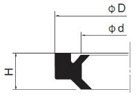 Wiper / Rod Dust Seal DH Size