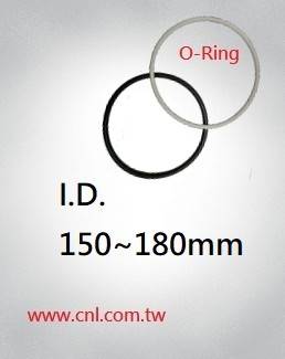 O-Ring Size<br> I.D. 150mm ~ 180mm